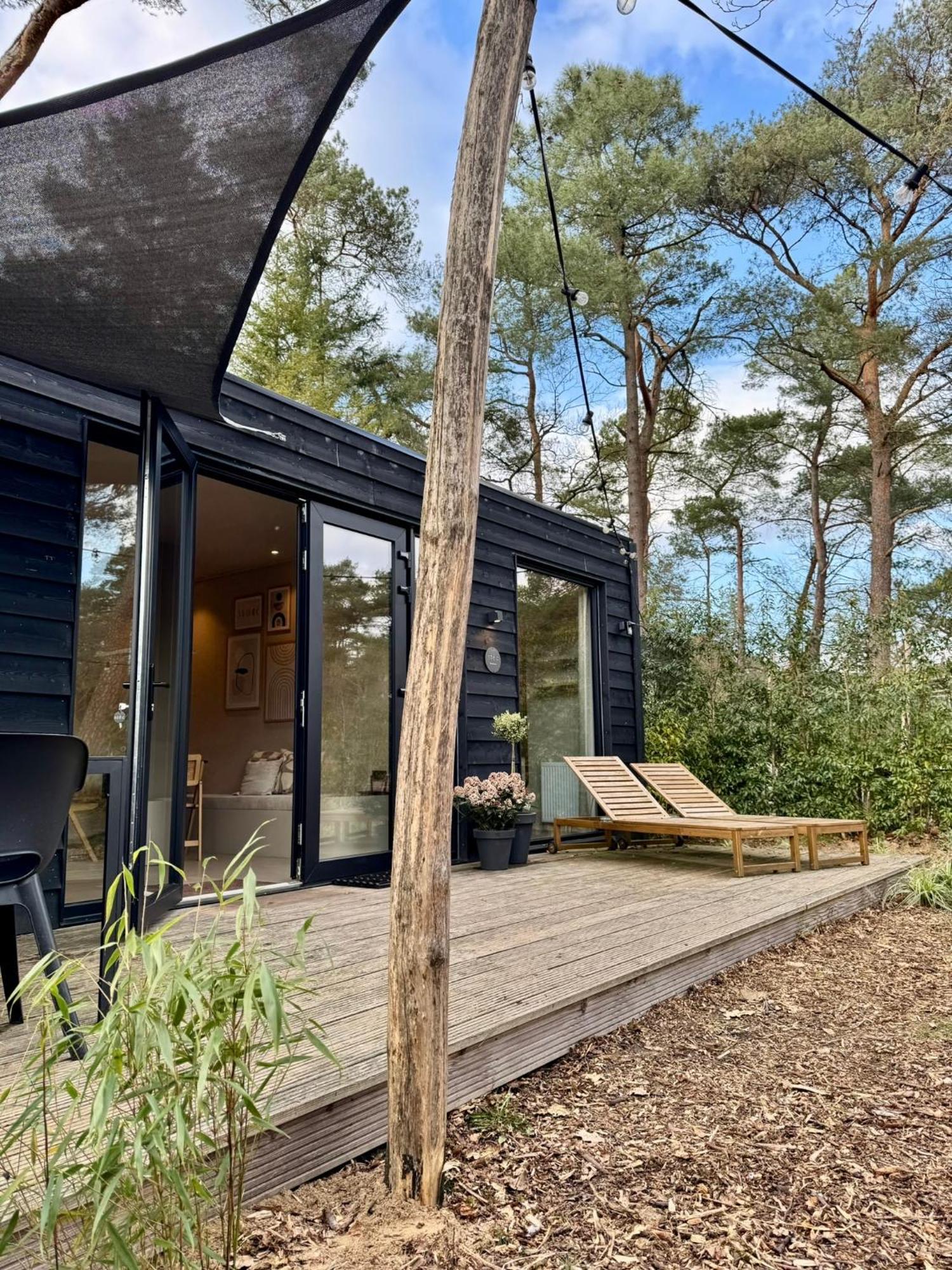 Willa Luxe Tiny House Stec Midden Op De Veluwe In Nunspeet Zewnętrze zdjęcie
